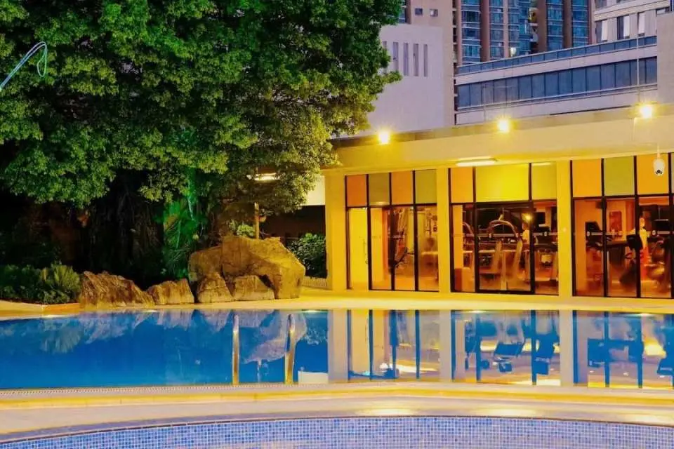 outdoor swimming pool