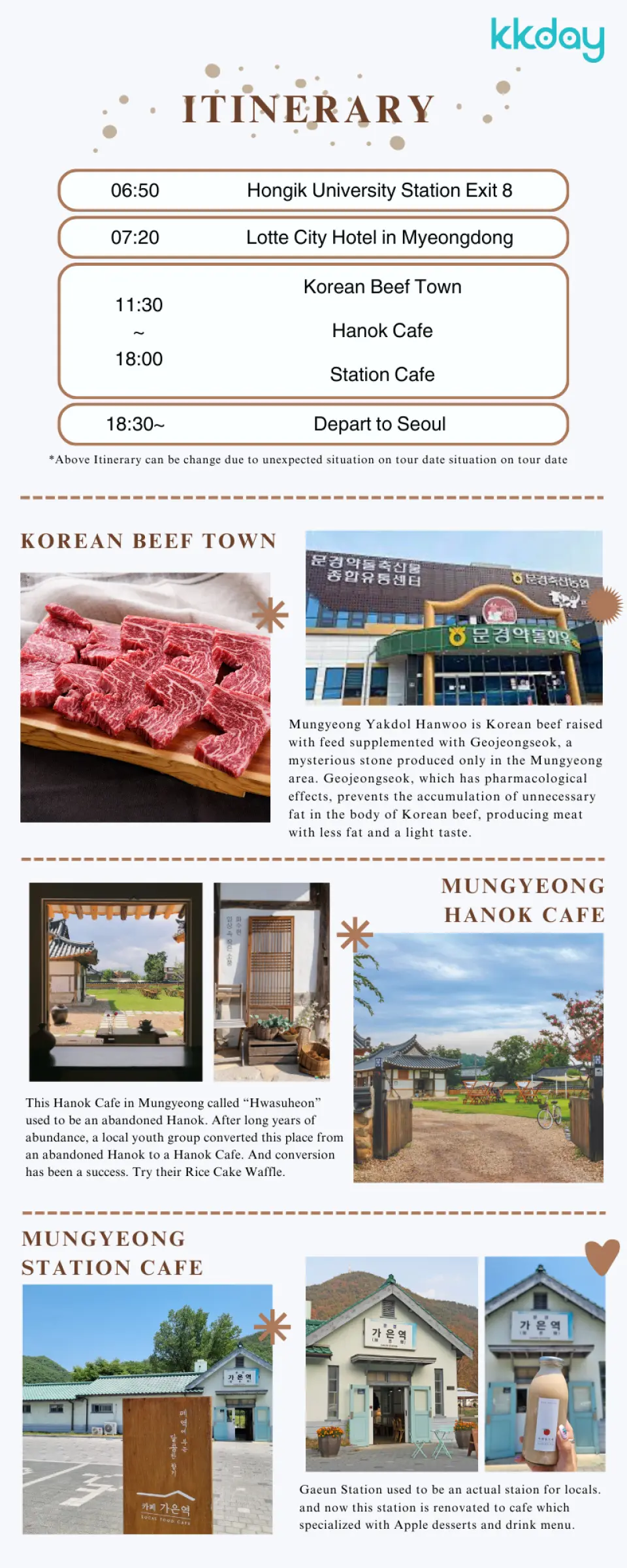 Escape the hustle and bustle of Seoul for a day and go on a road trip to Mungyeong to visit some of the area's prettiest cafes!