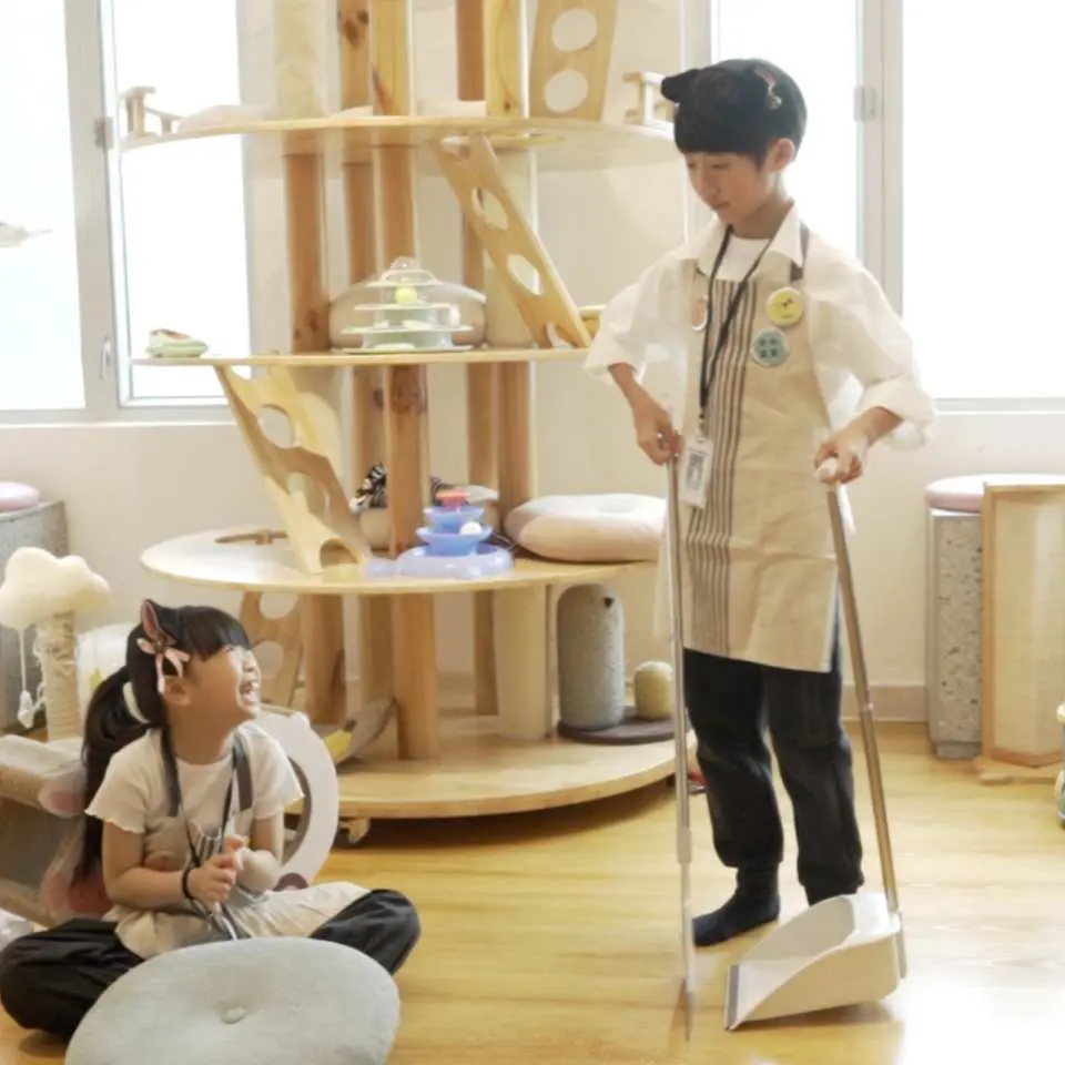 小小店長體驗：Meow Art Coffee 喵公館｜貓貓體驗館