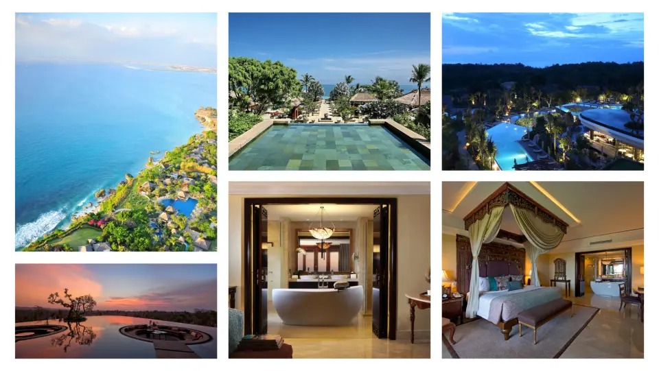 Experience Bali's premier destination at Ayana Resort & Spa, nestled along Jimbaran Bay's picturesque coastline. Enjoy stunning views of the Indian Ocean and lush tropical gardens, and explore nearby attractions like the iconic Rock Bar Bali or indulge in water sports along the pristine beaches