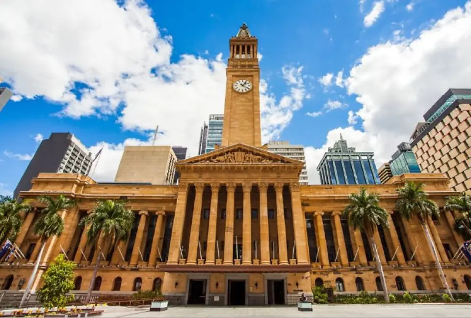 【布里斯本Brisbane〉照●舊市政廳、喬治王廣場〉照●南岸公園〉昆士蘭博物館〉照●袋鼠角】