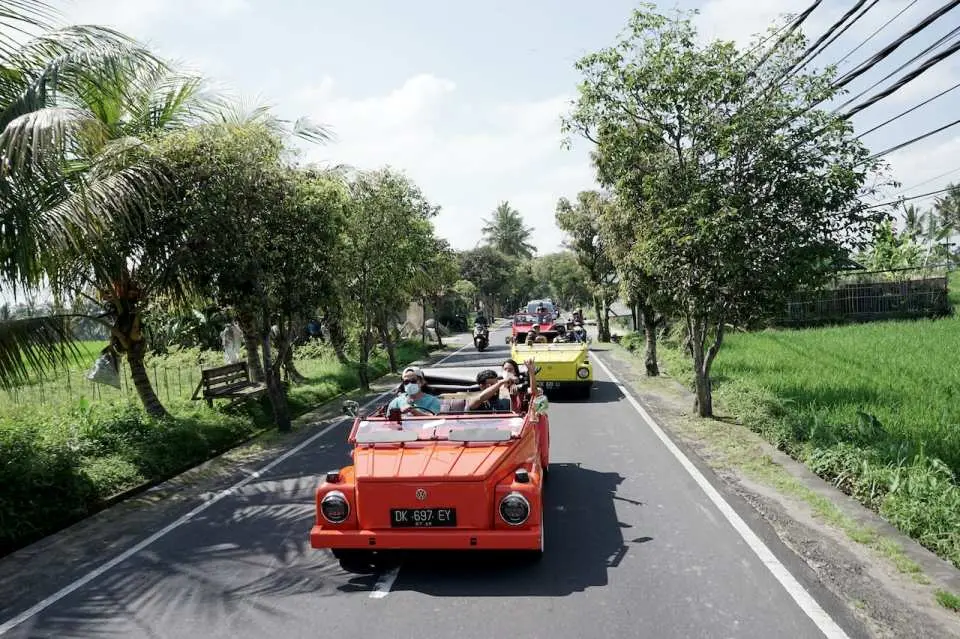 Embark on a journey through countryside roads, where the atmosphere remains naturally serene and refreshing, all while cruising in a Volkswagen (VW) car! (Itinerary for reference)