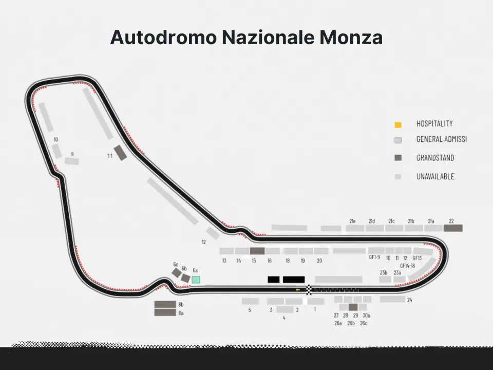 Autodromo Nazionale Monza Map