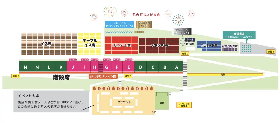座席マップ