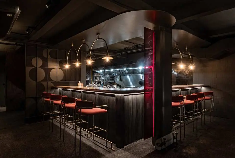 Elevate your senses with the interior atmosphere of the restaurant