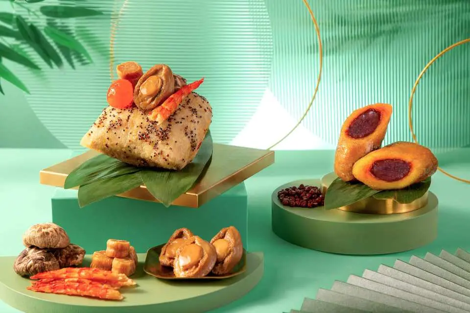 JADE Premium Glutinous Rice Dumpling and Red Bean Paste Glutinous Rice Dumpling Combo Set