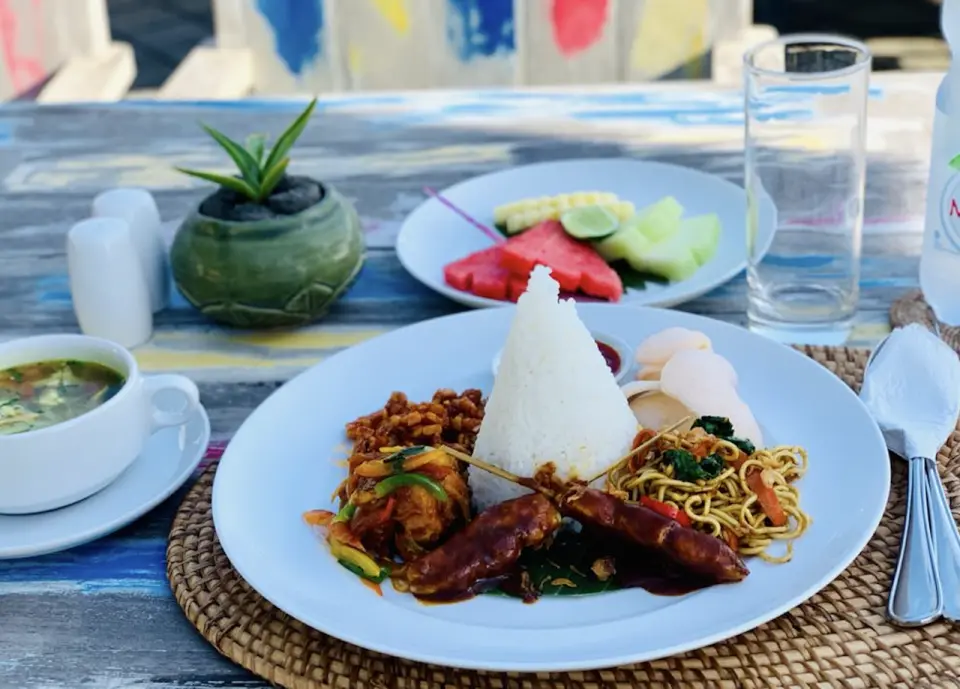 Delight in a wide selection of authentic Indonesian dishes, showcasing the rich culinary heritage of the region.