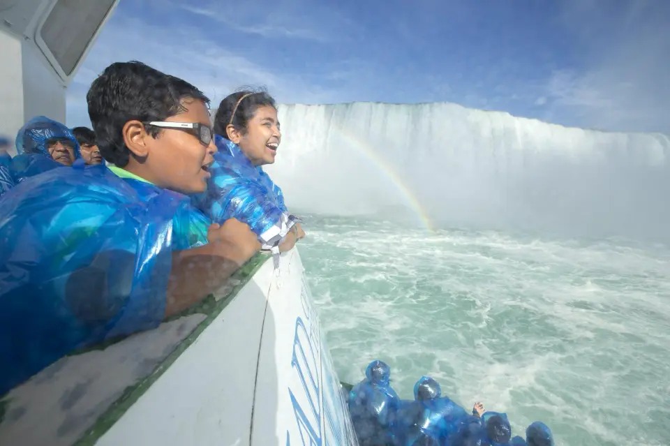 Have an amazing up-close on the Maid Of The Mist Boat Ride