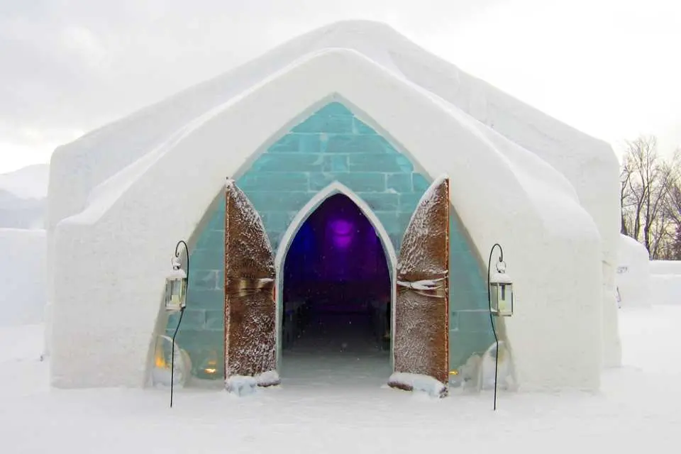 Enjoy winter exclusive Ice Hotel (Winter season only, extra charge)