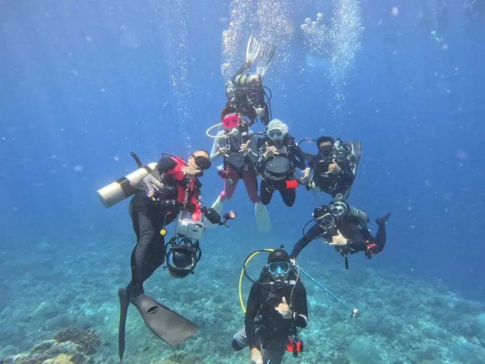 Discover Scuba Diving 세션: Discover Scuba Diving 경험을 위해 출발하세요. 전문 강사가 스쿠버 다이빙의 기본 사항을 안내하여 Bantayan Island의 수중 세계를 탐험하는 동안 안전하고 즐거운 경험을 보장합니다.