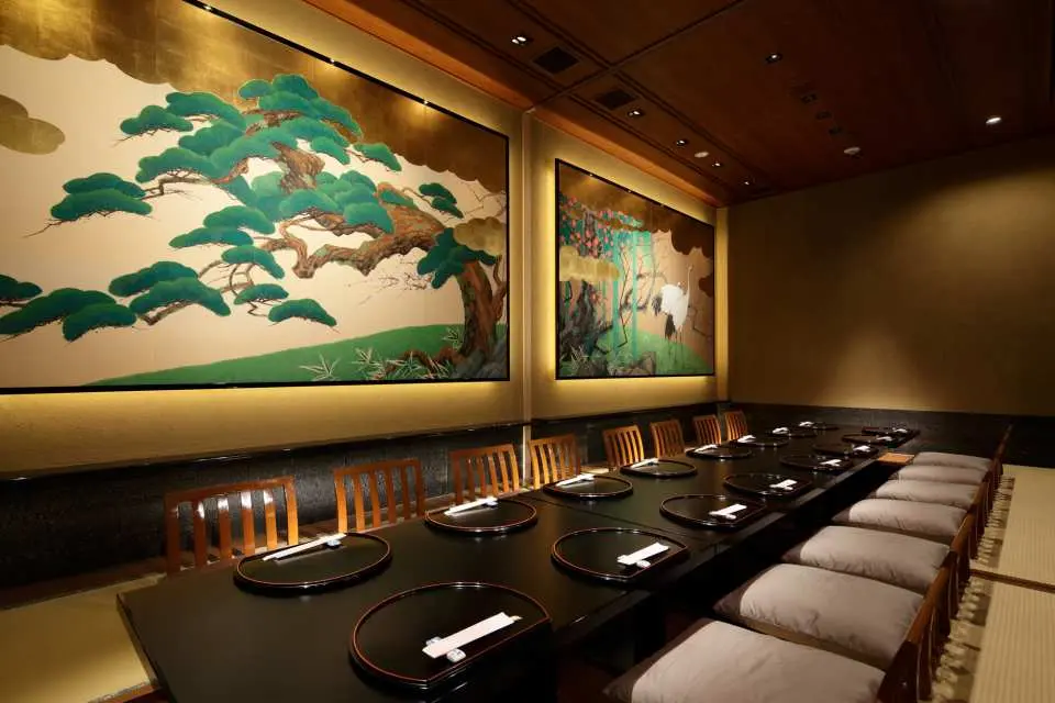 Experience the serene Japanese-style interior of the Tokyo store