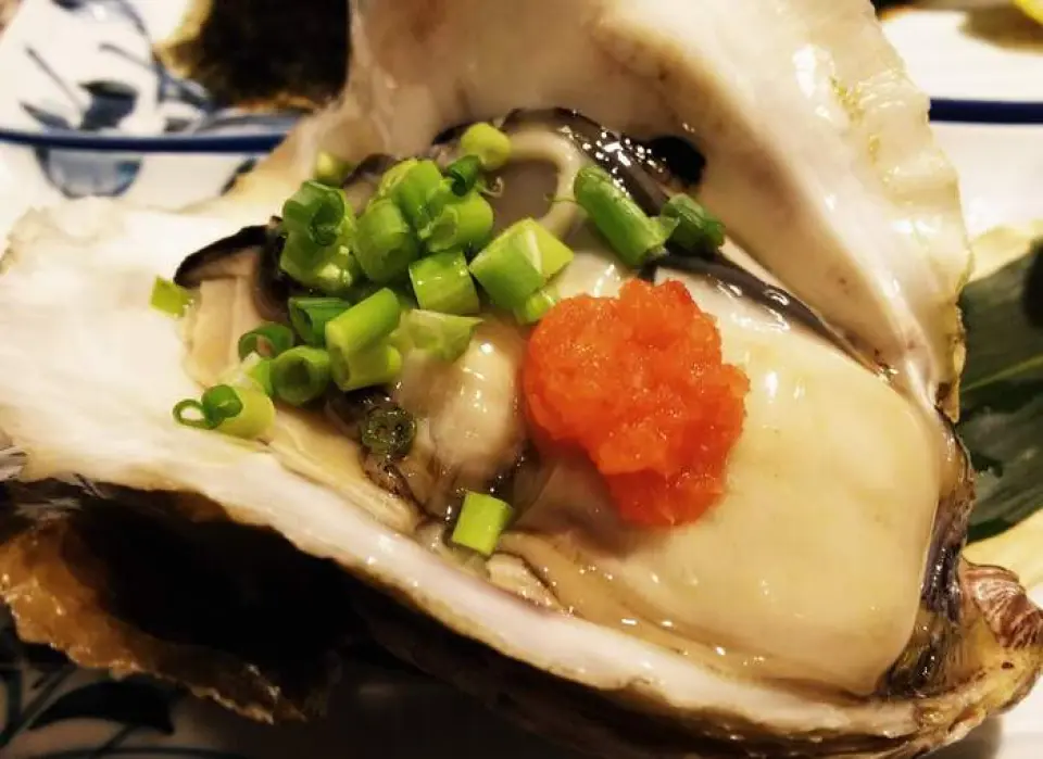 Raw oysters, milt with ponzu sauce, and monkfish liver...all popular dishes.