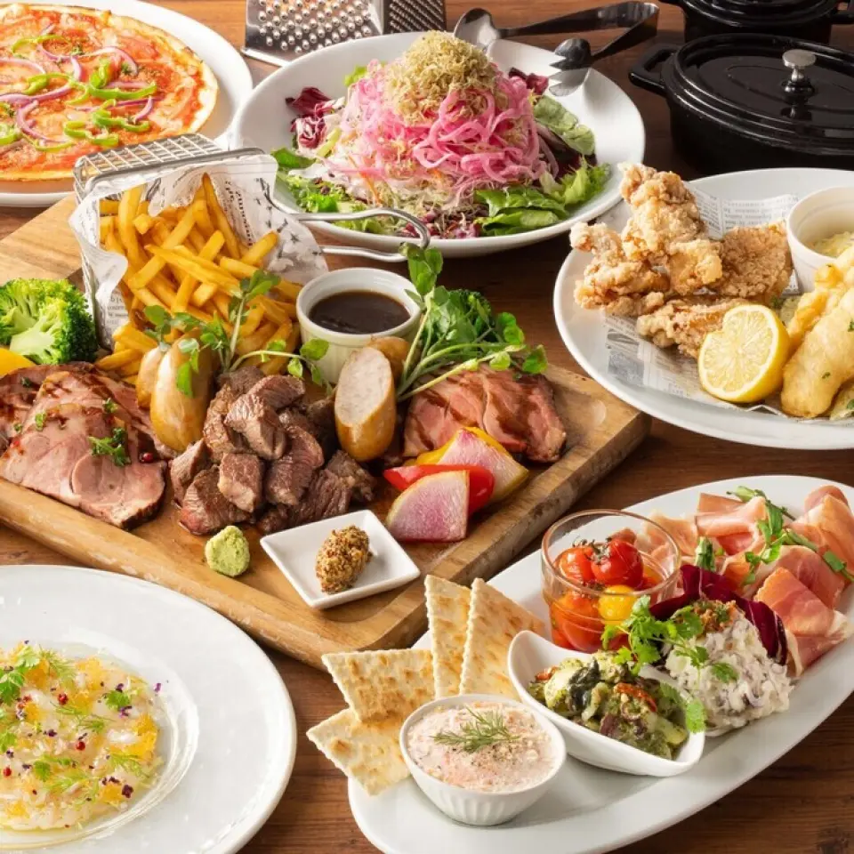 We have prepared a course menu with a variety of dishes that go well with beer! Please feel free to consult us about table settings and arrangement changes. Please enjoy delicious beer and meals after work or on the weekends with the service that only Asahi directly managed stores can offer.