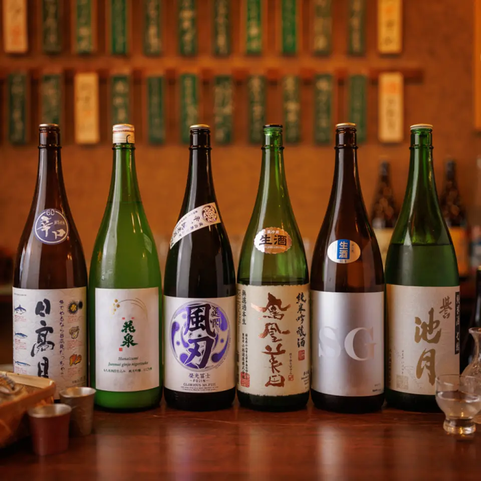 You can enjoy carefully selected local sake ordered from all over the country. Hidden sake is also available.
