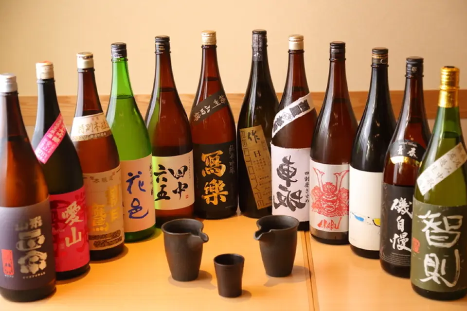 We always have 25 to 35 types of sake in stock, including Juyondai, Dassai 23%, 39%, Ikinadasu, Hanayoke, and Hiroki. We also have seasonal sake and secret sakes recommended by the owner that are not on the menu, so please ask us. ♪ A tasting of two types of Dassai in a special glass for 900 yen is also popular ♪