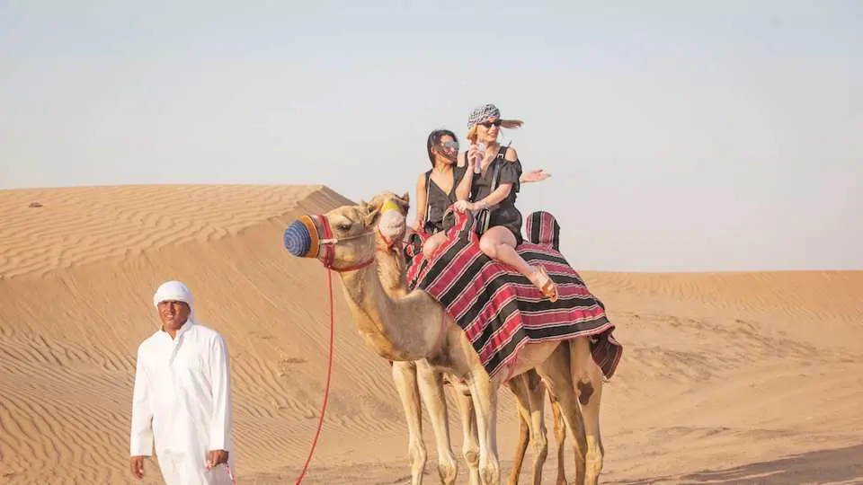 Ride a camel through the desert