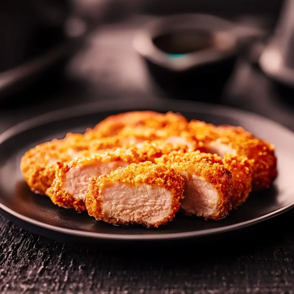 当加热到65℃时，牛肉中所含的蛋白质会转化为鲜味（肉汁）。如果肉煮得太慢，肉汁就不会完全排出，如果煮得太久，肉汁就会流失。三分熟是最能​​发挥出风味的烹饪方法。我们提供最好的炸牛排，在高温和短时间内完美烹饪。还有这道精致的炸牛排任你吃！请借此机会多次品尝其美味。