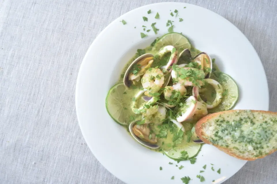 A sophisticated dish created by a chef with a thorough understanding of traditional Western cuisine.