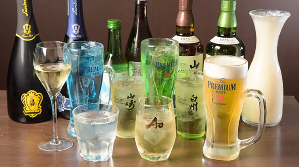Another great thing about this yakiniku restaurant is that they have a wide variety of alcoholic drinks! Their original drink, "Bonzu Highball," is made with citrus ponzu with a lemon flavor, and goes perfectly with meat. It has a refreshing taste similar to lemon sour. We also have a wide variety of other drinks, so please enjoy them to your heart's content with our proud meat!