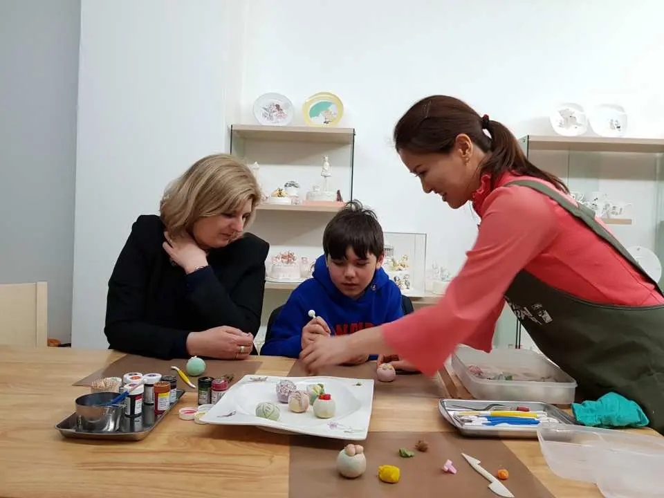 製作傳統韓國年糕