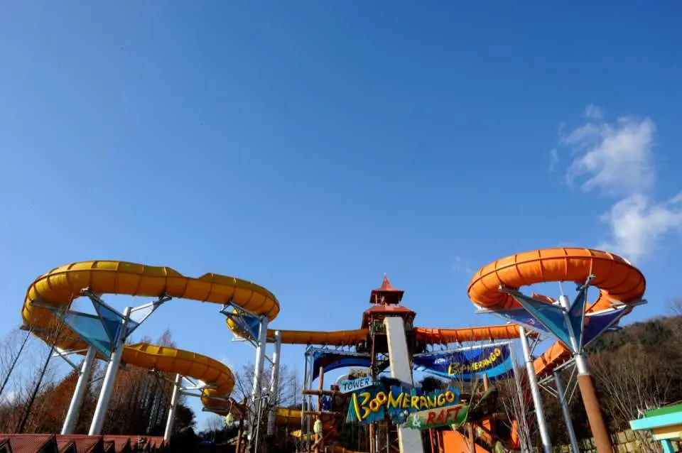 Have a fun time in the waterpark!