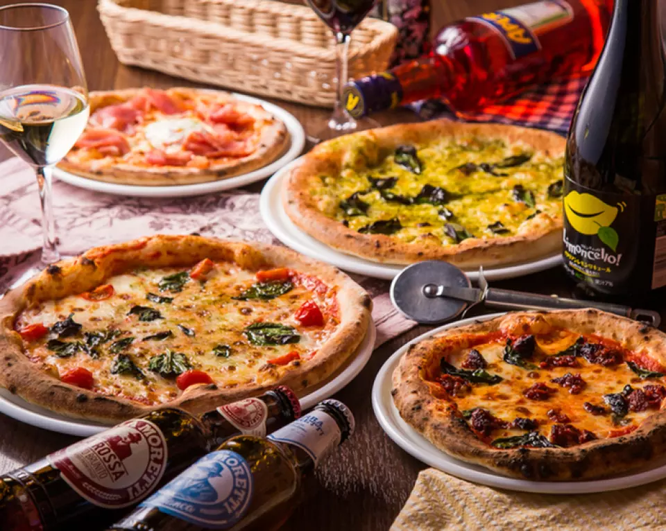 Bar Do Hakata's specialty pizza! Depending on the situation, we will prepare it within 5 to 10 minutes of ordering. If you call and tell us "around a certain time," we will prepare it in the best condition for that time!