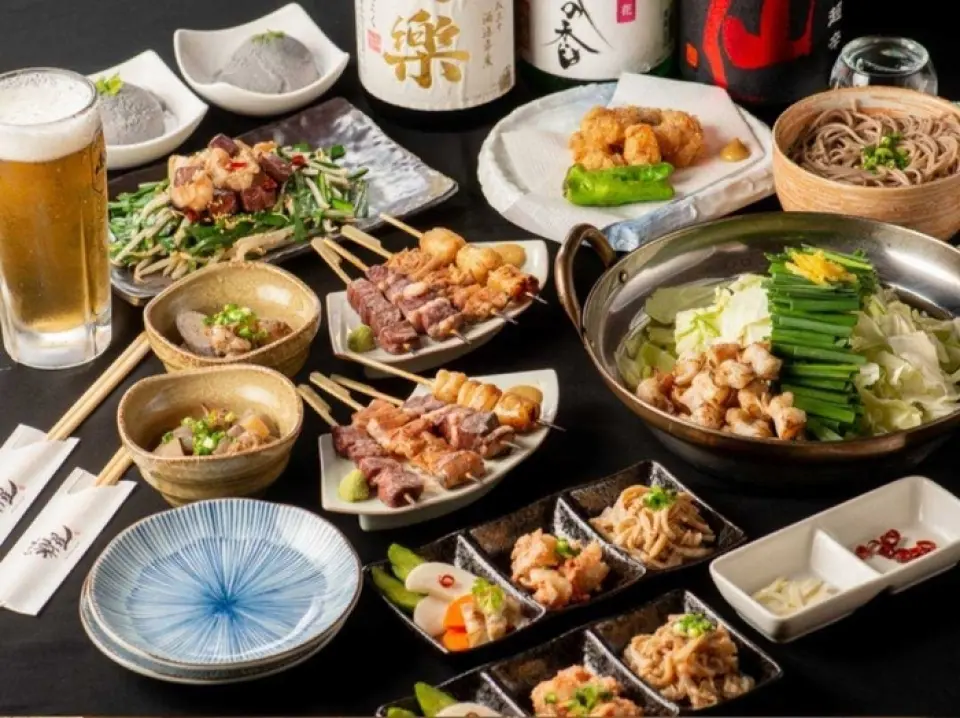 There are three types of courses that boast generous use of "motsu". If you want to "enjoy motsunabe", we recommend the "Iki Course (Motsuzukushi)" 3,800 yen! There are also plenty of single dishes such as "Potato Salad" without mayonnaise and "Motsu Simmered" with lightly grilled motsu. All courses can be ordered with all-you-can-drink, such as the "Hoshi Course (Tokutoku)" 3,000 yen for those who "want to eat yakitori" and the "Goku Course (Yokubari)" 4,500 yen for those who "want to enjoy all of Ikisei's recommendations at once".