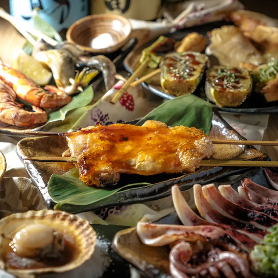 Our specialty menu, Irori-yaki, concentrates the flavor and brings out the taste of the ingredients, and goes well with local sake! It is the most ordered dish. We have many Irori-yaki dishes available, such as "Goukai Sanzoku-yaki" and "Salt-grilled Ayu".