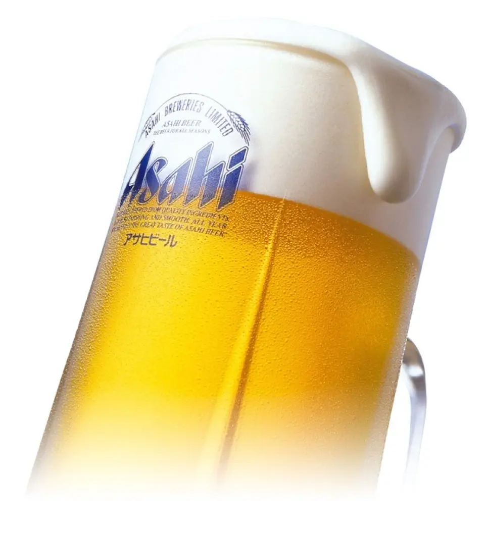 Cold beer and hot yakitori go perfectly together!