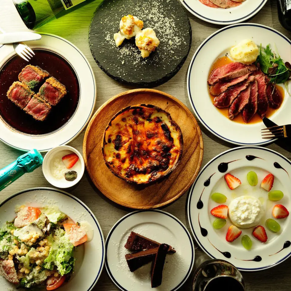You'll want to take photos! The food is visually appealing and delicious to eat, so your party is sure to be a success! We offer a wide range of all-you-can-drink monthly courses, including sparkling wine. Choose a course that suits your budget and the occasion.