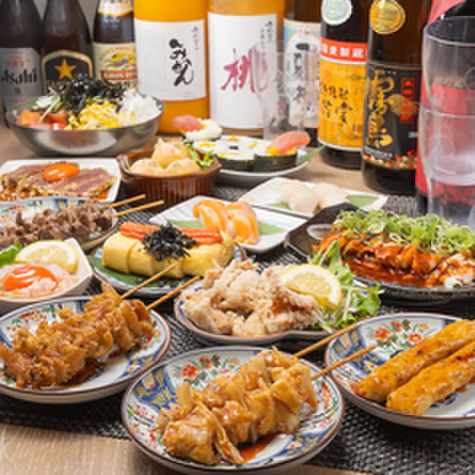 For lunch only, we are offering the usual all-you-can-eat for seniors for just 2,480 yen, instead of the usual 3,480 yen. We also have a variety of great value courses available, including dinner for 3 hours on weekdays for 3,000 yen!