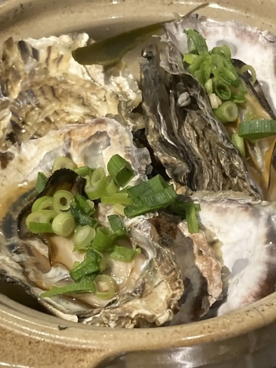 Chúng tôi đặc biệt về các món hàu. Những người yêu thích hàu chắc chắn nên thử món hàu nướng trong nồi, hàu hấp trong nồi đất và hàu chiên cỡ lớn tự làm. Set 2 hàu nướng và rượu sủi tăm với giá 1000 Yên là quá tuyệt vời! ︎