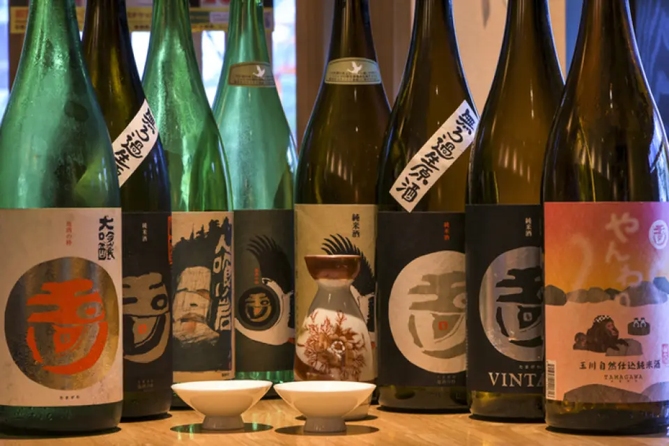 从木下清酒厂的经典未过滤未加工清酒到稀有清酒，我们库存了约 10 种玉川酒！