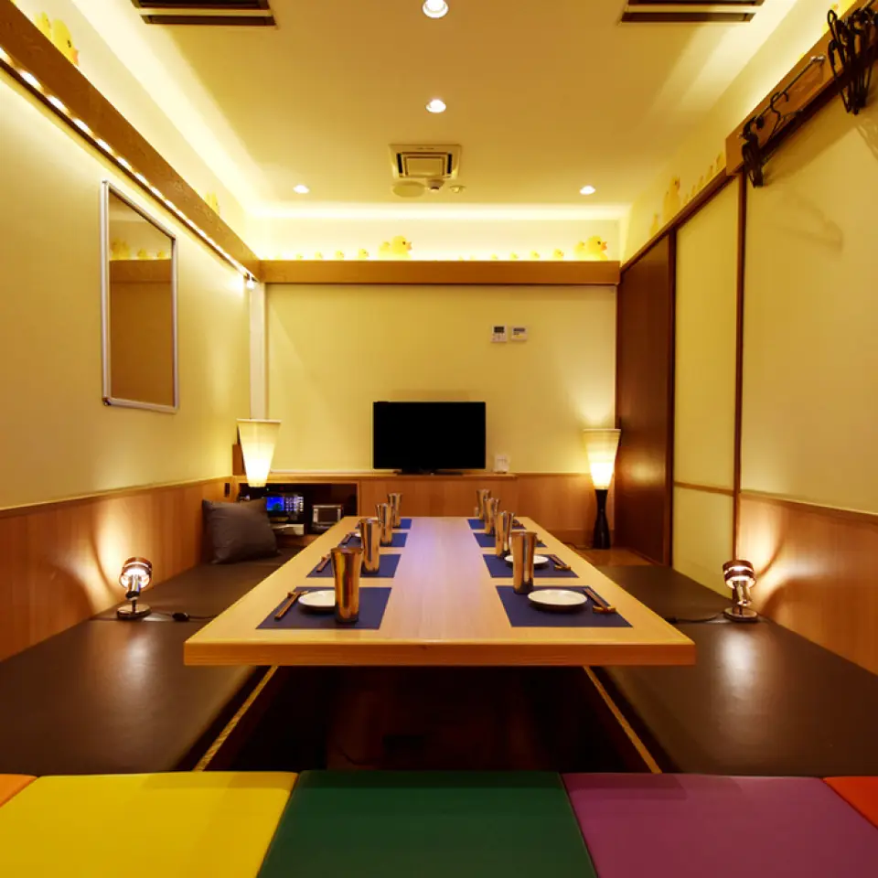 The private rooms with karaoke, perfect for after-parties, are popular for banquets and birthday parties. There are also special coupons available for customers who book a course! [1] Free coupons for up to 2 people when booking a course for 8 or more people [2] Free dessert plate with your name on it, etc. *For more information, please see the coupon page.