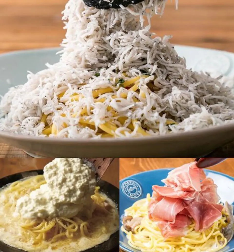 This all-you-can-eat pasta has been featured in many media outlets, including "King's Brunch" and "Sakagami & Sashihara's Unsinkable Restaurant." You can keep adding more until you hear a voice telling you to stop!