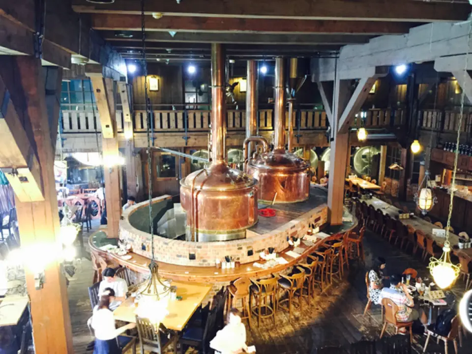The brewery kettle in the center of the store is still in use! We also accept tours of the brewery from 11:10 to 17:40. 1. Tasting the real malt used in beer brewing 2. Looking inside the brewery kettle 3. Entering the lagering room 4. Looking inside the fermentation tank 5. Tasting the wort before it ferments - we'll show you everything! The tour takes about 20 minutes and is free of charge, so please contact the store.