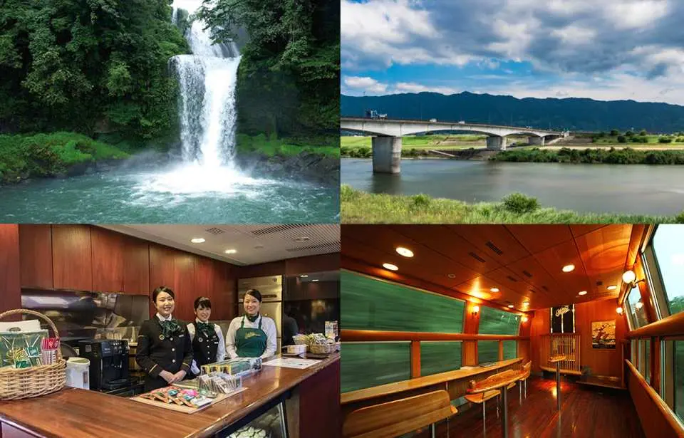 [Yufuin no Mori Train Experience] The Yufuin sightseeing train, also known as "Yufuin no Mori," is a major highlight of Oita Prefecture in Kyushu, Japan. This train is famous for its unique green exterior and wooden interior, making passengers feel as if they are in a forest, instantly escaping the hustle and bustle of the city.