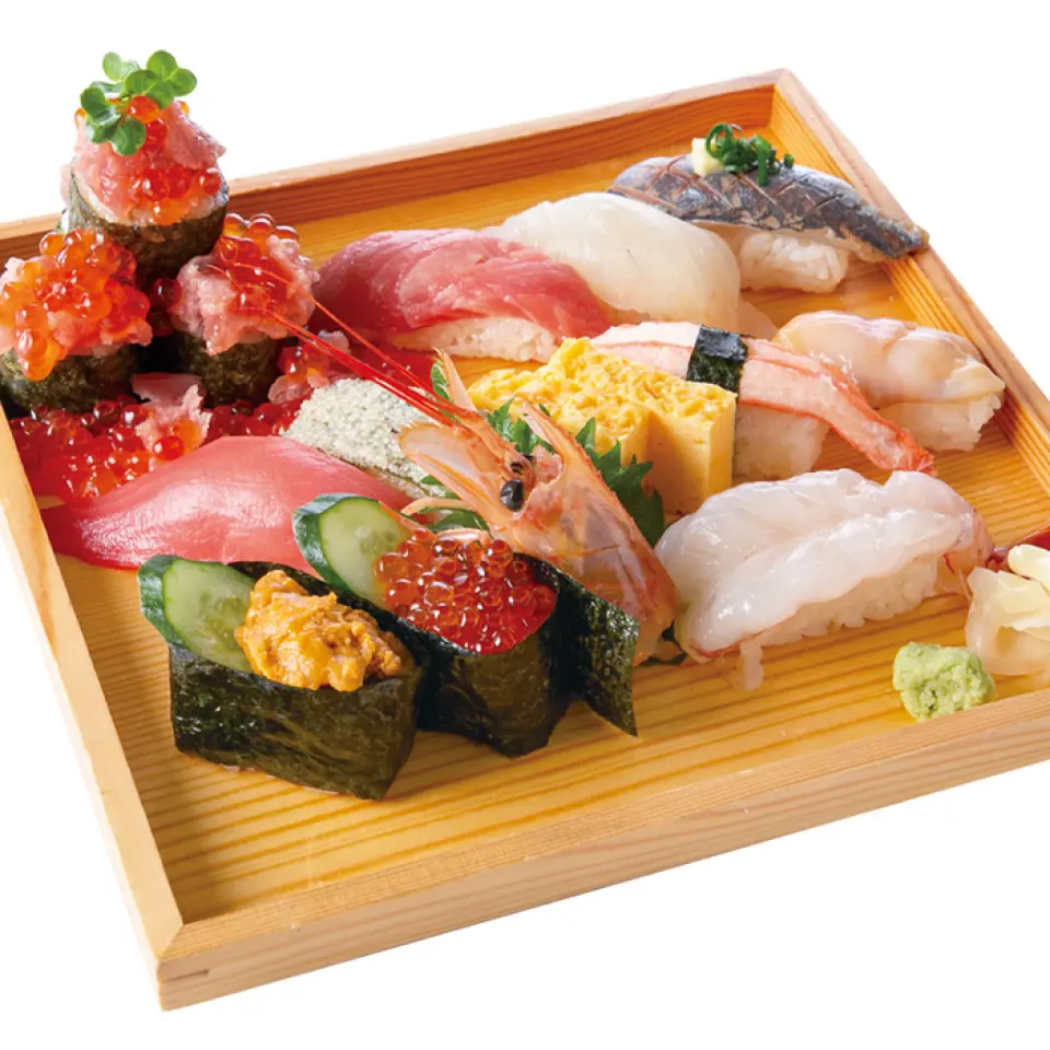 Carefully selected nigiri sushi made by skilled craftsmen. We are confident in the freshness and taste of our fish, which are delivered directly from Misaki and Nagai Port!