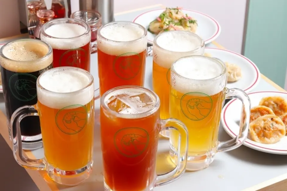 This craft beer is also very popular at our sister store, Nihonbashi Brewery. This time, we have prepared it to go perfectly with gyoza. Please give it a try.