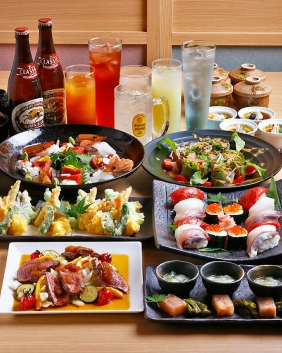Be sure to try our proud banquet course, which features a lineup of seasonal delicacies made with luxurious seasonal ingredients! We have a wide variety of courses, from those that allow you to easily enjoy a banquet with all-you-can-drink options, to those that are packed with luxuries perfect for important banquets such as entertaining clients. We also offer original courses to suit your budget and wishes. We can flexibly accommodate your needs, offering free food and special alcoholic beverages to suit the content of your event!