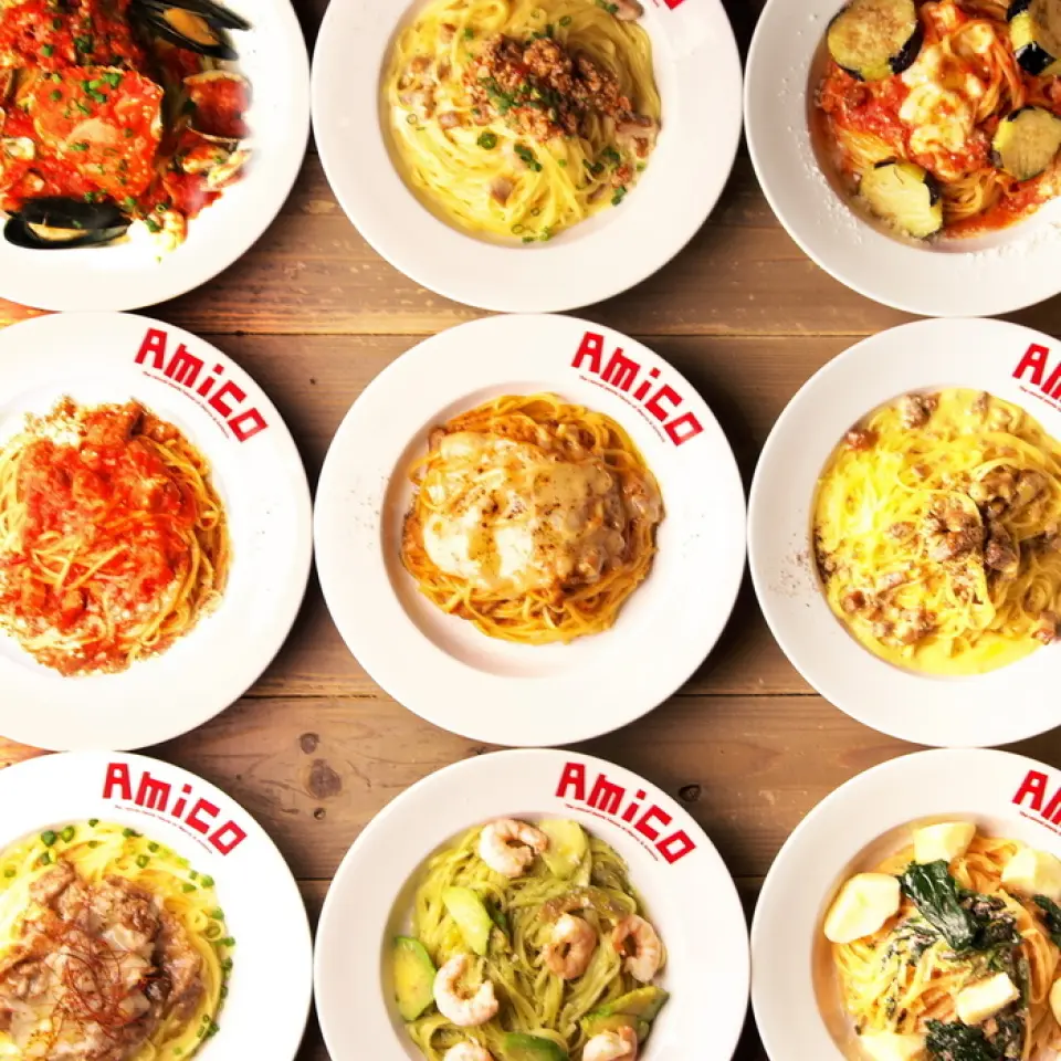 We have added 6 classic pastas and 6 new unique pastas! We also have limited-edition pastas available. Enjoy pasta however you like, with different sizes, toppings, and table condiments.