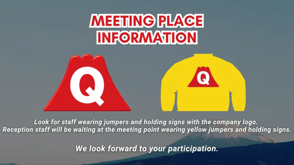 On the day, staff will be wearing clothing with the Q mark.