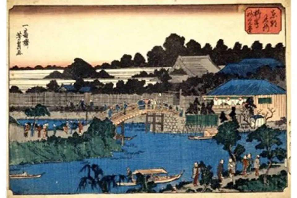 橫十劍川：透過浮世繪和昭和時代的照片介紹市中心的過去和現在