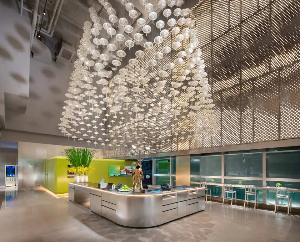 充滿科技感的大堂設計