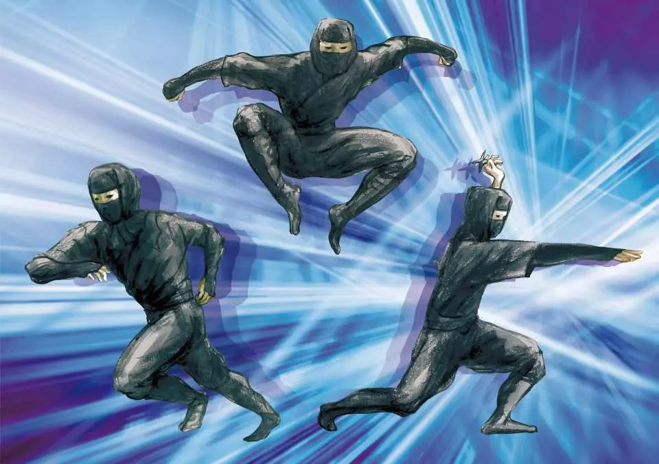 忍者的試煉：將剛剛所學以實踐的形式，反覆挑戰試煉吧！跨過擋在面前的試煉，邁向忍者認定試驗的會場！