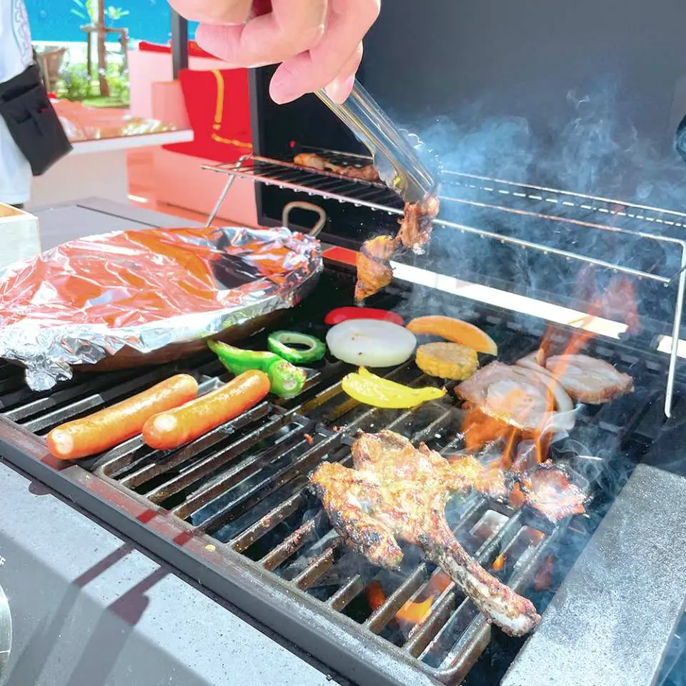 Fresh vegetables, meat, seafood, stylish appetizers, salads, various snacks, rice cooked in a pot, and Miyako yakisoba are all included in this BBQ gold plan! It also comes with a grill menu that you can arrange yourself, so you're sure to have a spectacular BBQ!