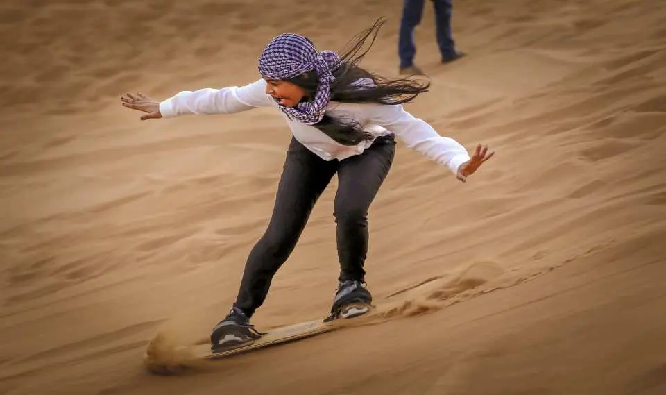 サンドボードに挑戦