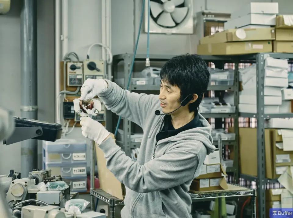 福井鯖江自製太陽眼鏡體驗，由專業人員親自指導，確保高品質Dry Lens鏡片與鏡框的精準組裝。