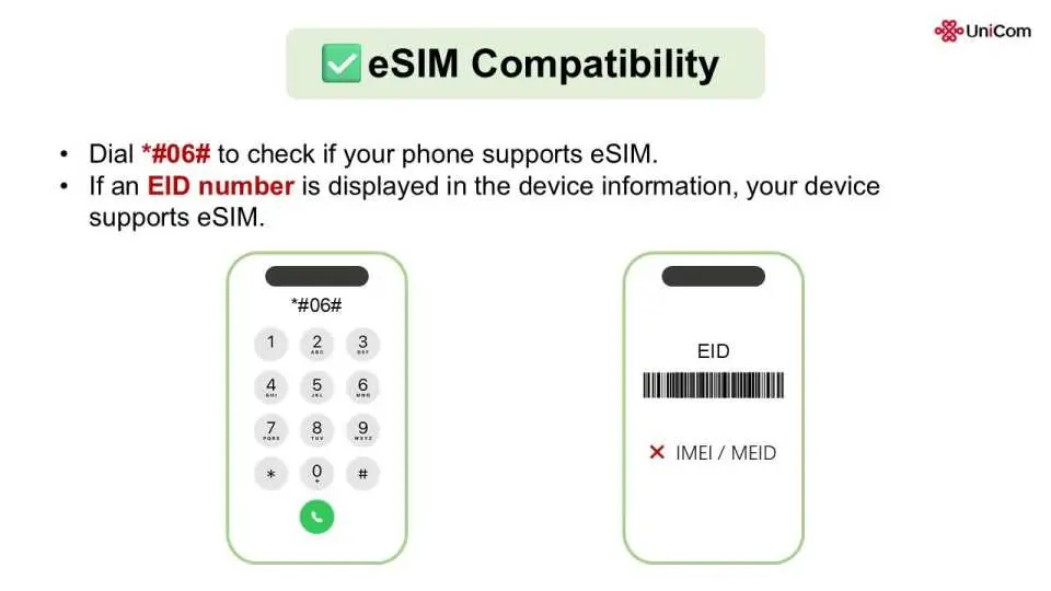 Please confirm your device is compatible with eSIM before purchasing