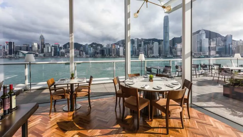 180度的維多利亞港美景